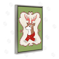 Hannah Moren | Festive Winter Deer in Scarf