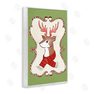 Hannah Moren | Festive Winter Deer in Scarf