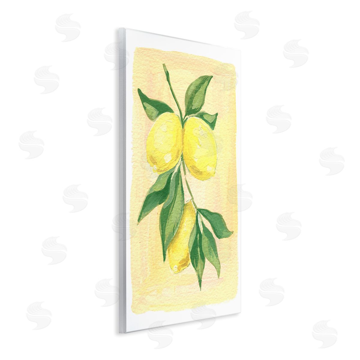 Hanging Lemons Country Charm Wood Plaque Wall Art, Home Decor by Hannah Moren