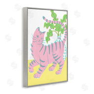Hannah Moren | Pink Cat & House Plant