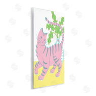 Hannah Moren | Pink Cat & House Plant