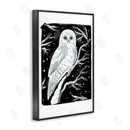 Hannah Moren | Forest Owl & Calm Snowfall