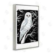 Hannah Moren | Forest Owl & Calm Snowfall