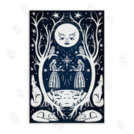 Hannah Moren | Woodland Folk Girls with Moon