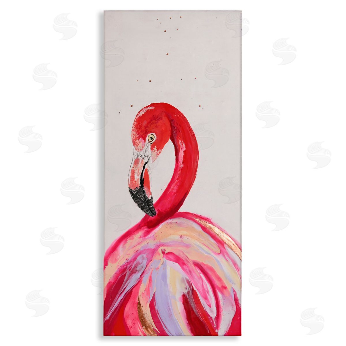Stacy Gresell | Modern Flamingo Curving Gaze