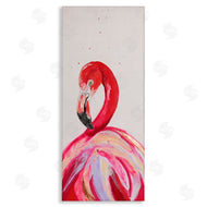 Stacy Gresell | Modern Flamingo Curving Gaze