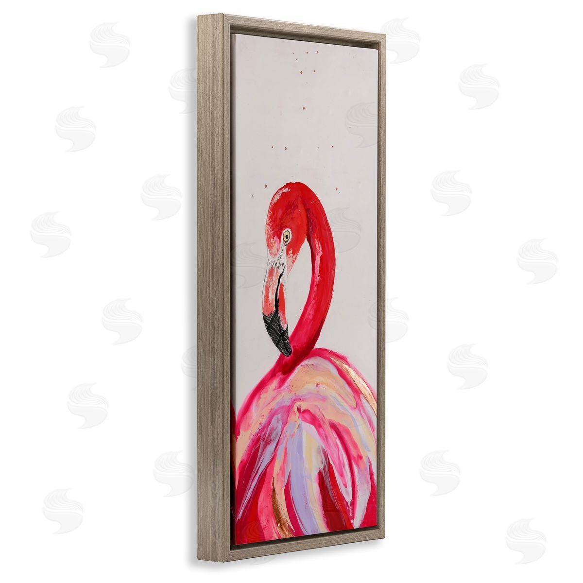 Stacy Gresell | Modern Flamingo Curving Gaze