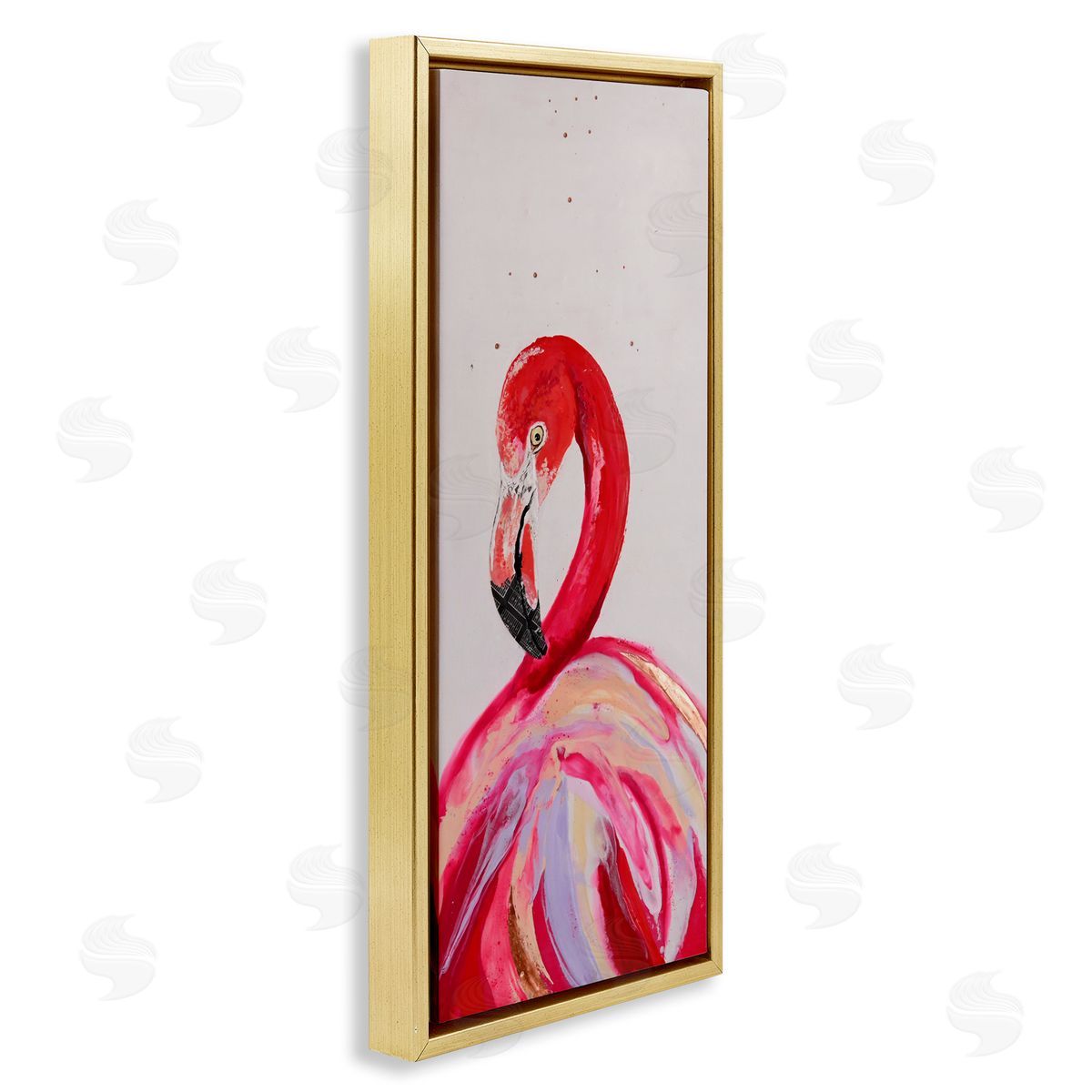 Stacy Gresell | Modern Flamingo Curving Gaze