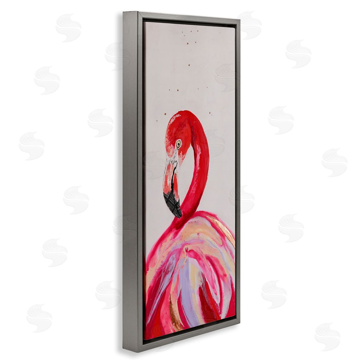 Stacy Gresell | Modern Flamingo Curving Gaze
