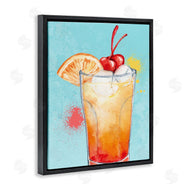 Kim Allen | Fruity Cocktail on Blue
