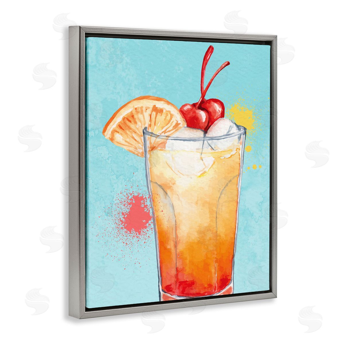 Kim Allen | Fruity Cocktail on Blue