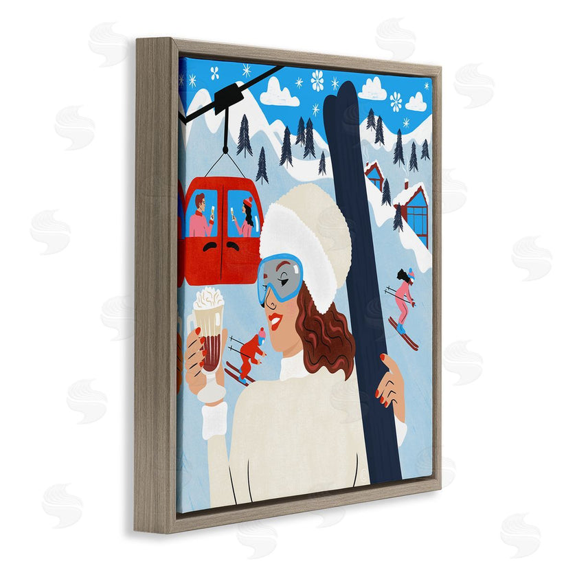 Carrie Cantwell | Sipping Cocoa on Ski Lift