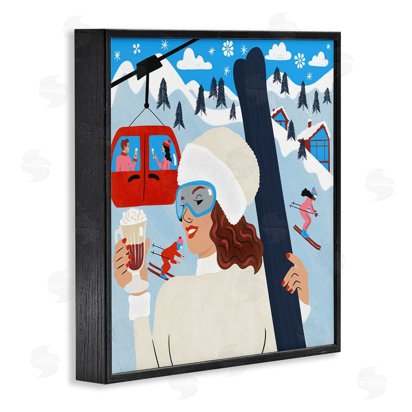 Carrie Cantwell | Sipping Cocoa on Ski Lift