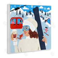 Carrie Cantwell | Sipping Cocoa on Ski Lift
