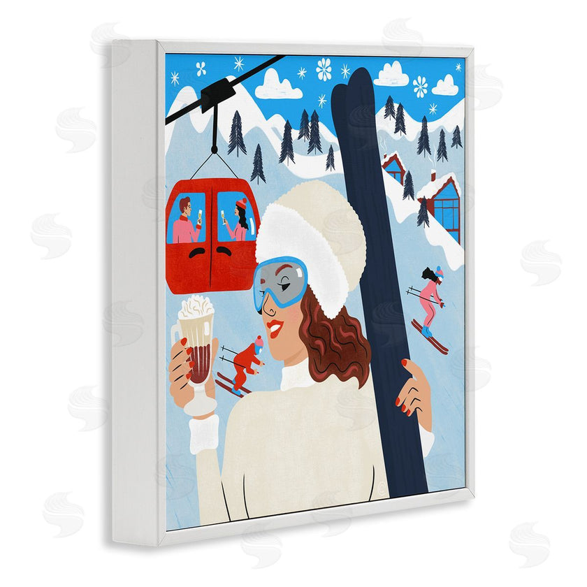 Carrie Cantwell | Sipping Cocoa on Ski Lift