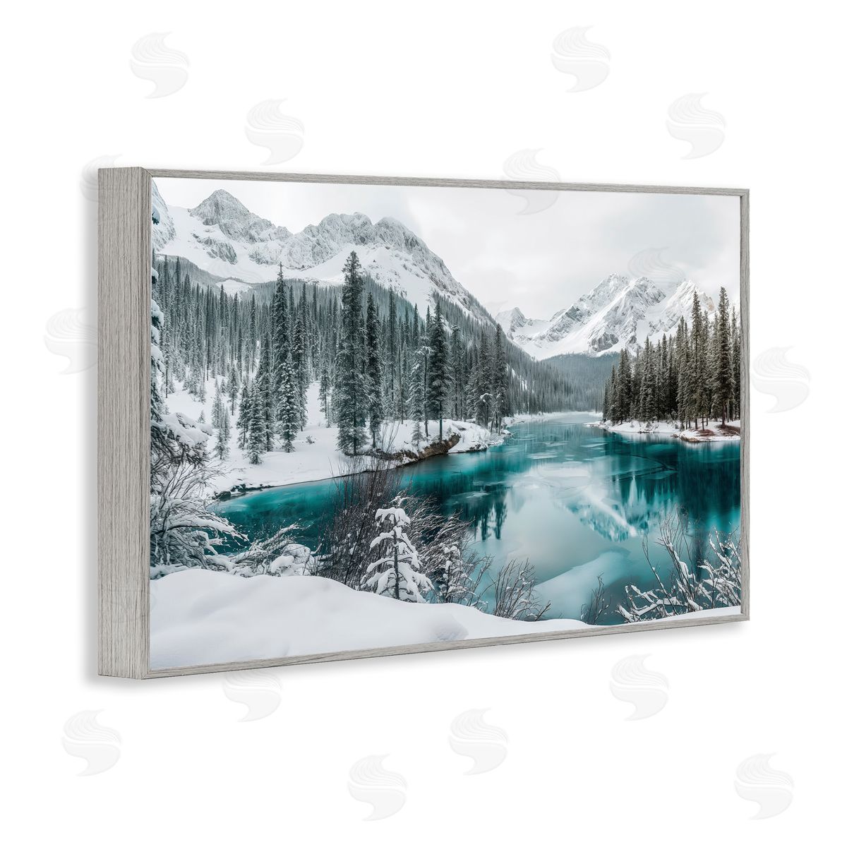 Lazar Studio | Snow Capped Mountain Lake