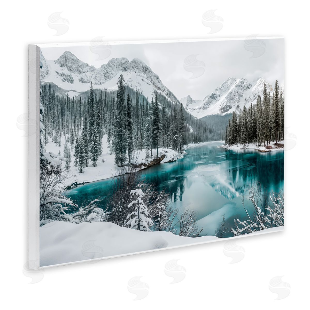 Lazar Studio | Snow Capped Mountain Lake