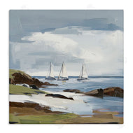 Elara Yasna | Moody Clouds Over Sailboats