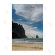Don Schwartz | Ocean Shore with Distant Cliff