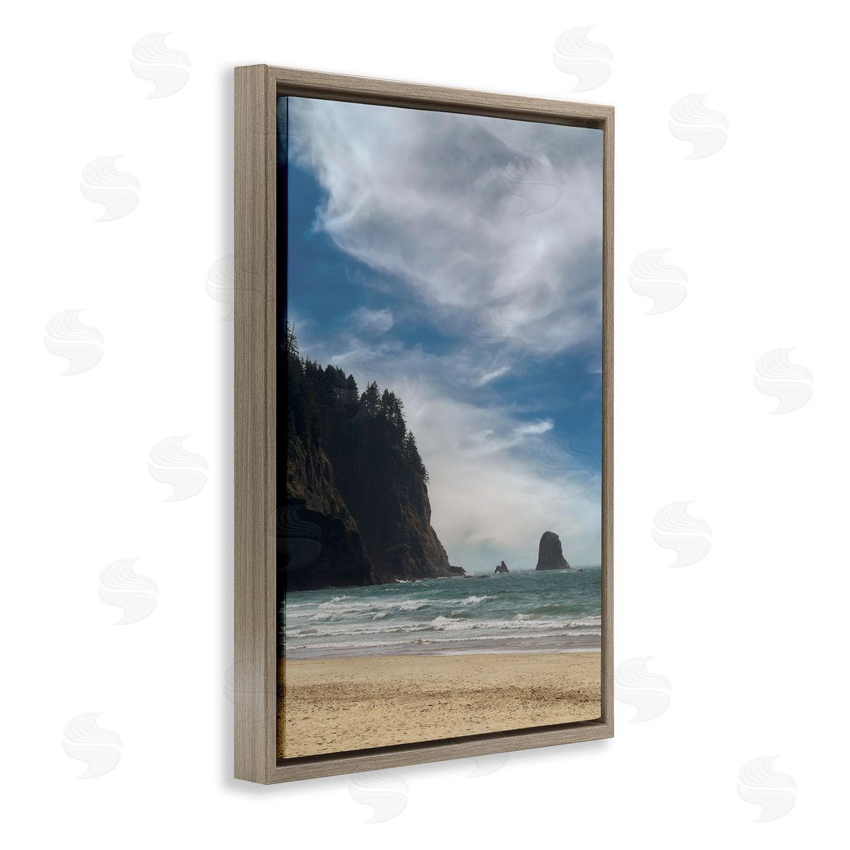 Don Schwartz | Ocean Shore with Distant Cliff