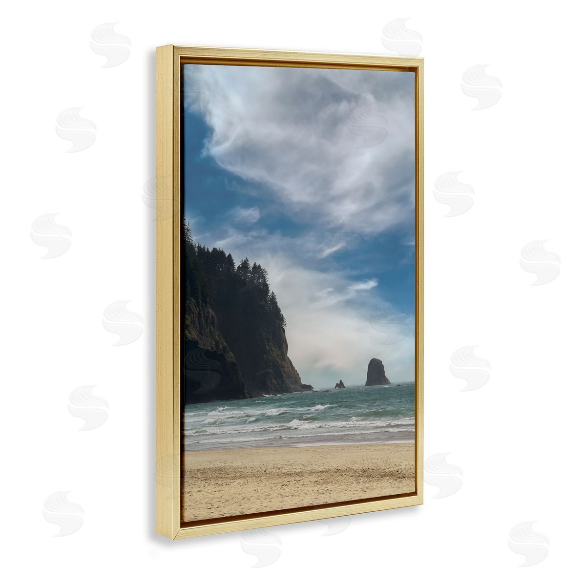 Don Schwartz | Ocean Shore with Distant Cliff
