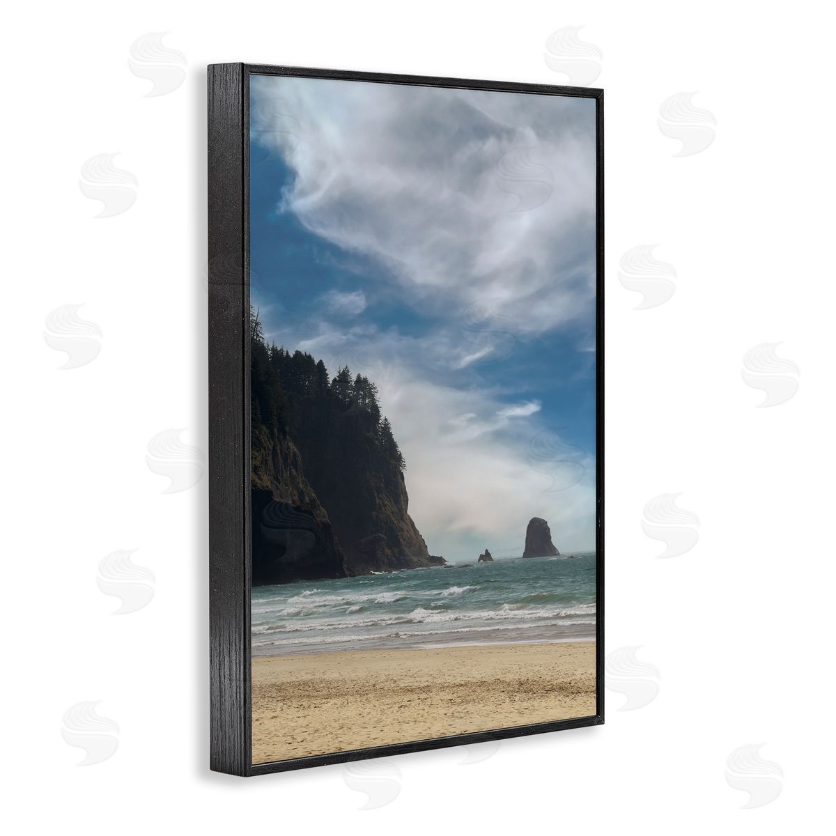 Don Schwartz | Ocean Shore with Distant Cliff