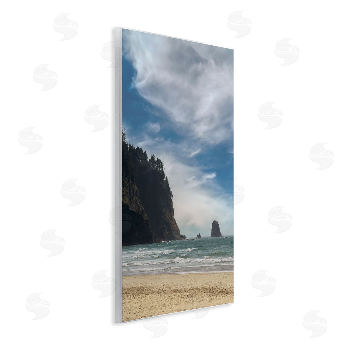 Don Schwartz | Ocean Shore with Distant Cliff