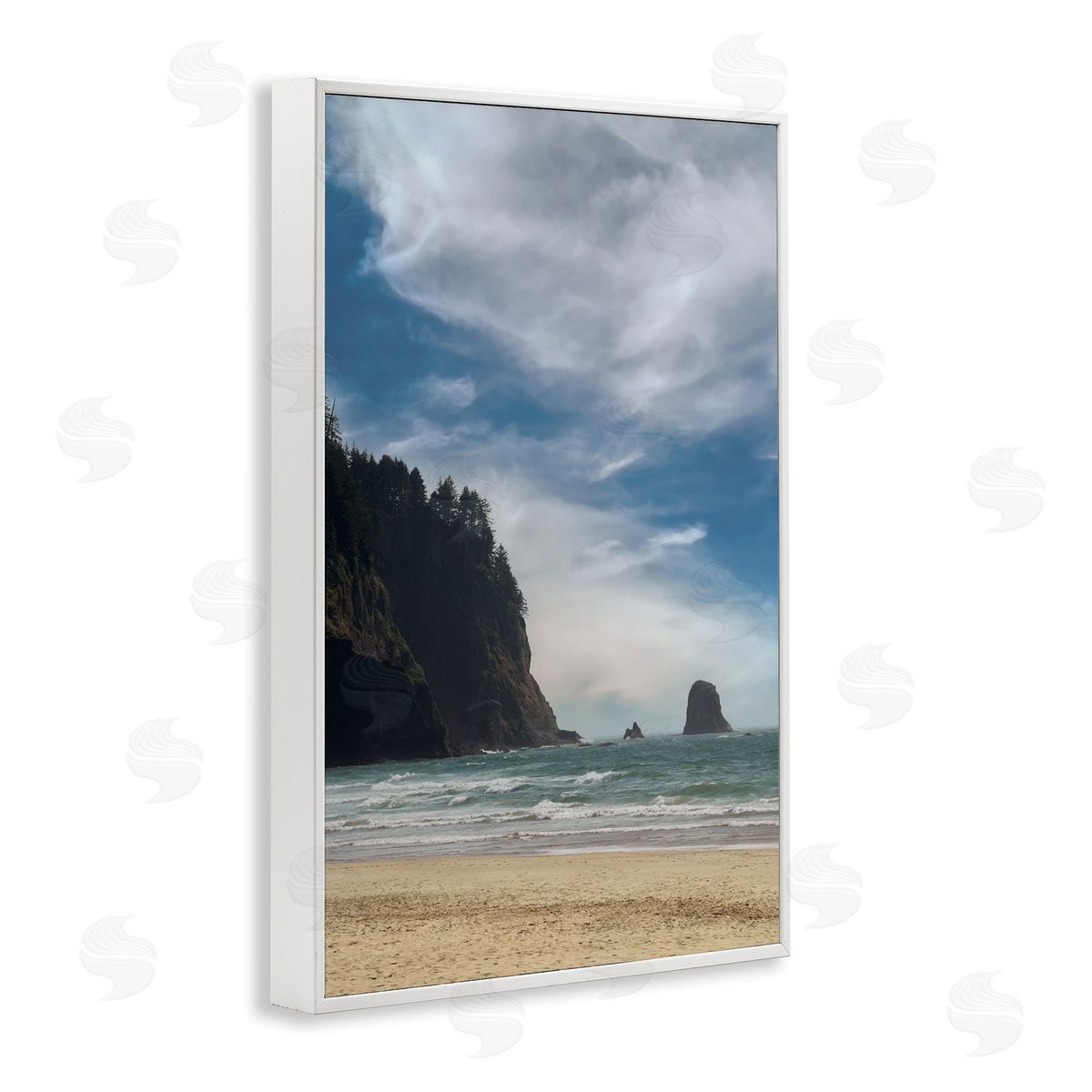 Don Schwartz | Ocean Shore with Distant Cliff