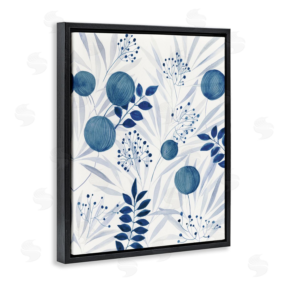 Hannah Dawson | Rounded Blue Plant Shapes