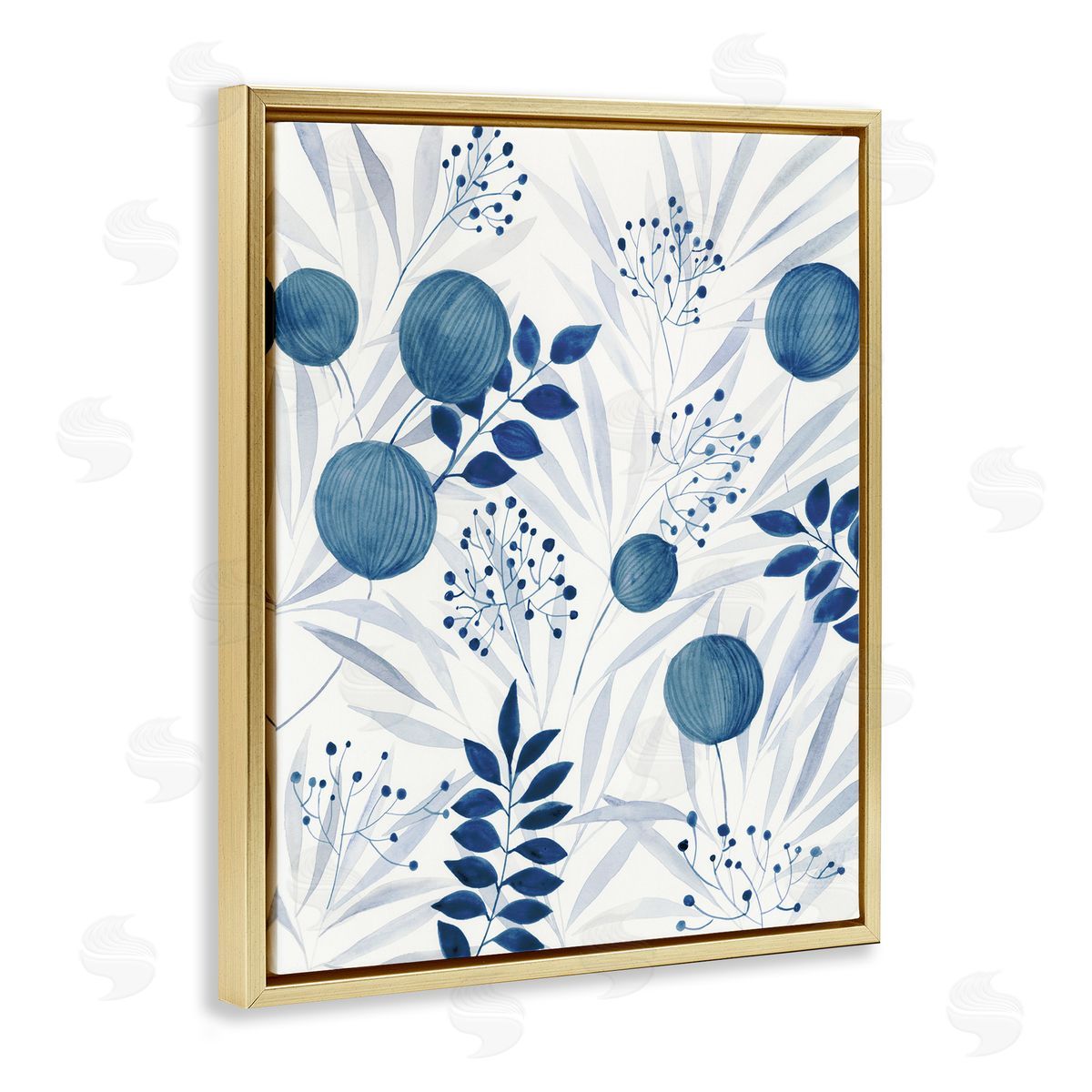 Hannah Dawson | Rounded Blue Plant Shapes