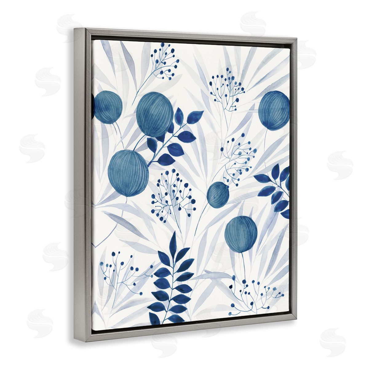Hannah Dawson | Rounded Blue Plant Shapes