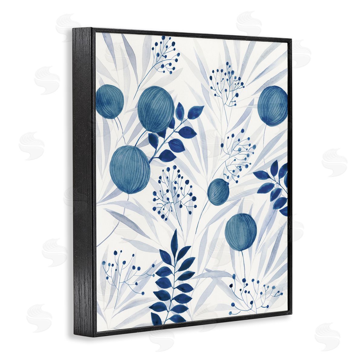 Hannah Dawson | Rounded Blue Plant Shapes