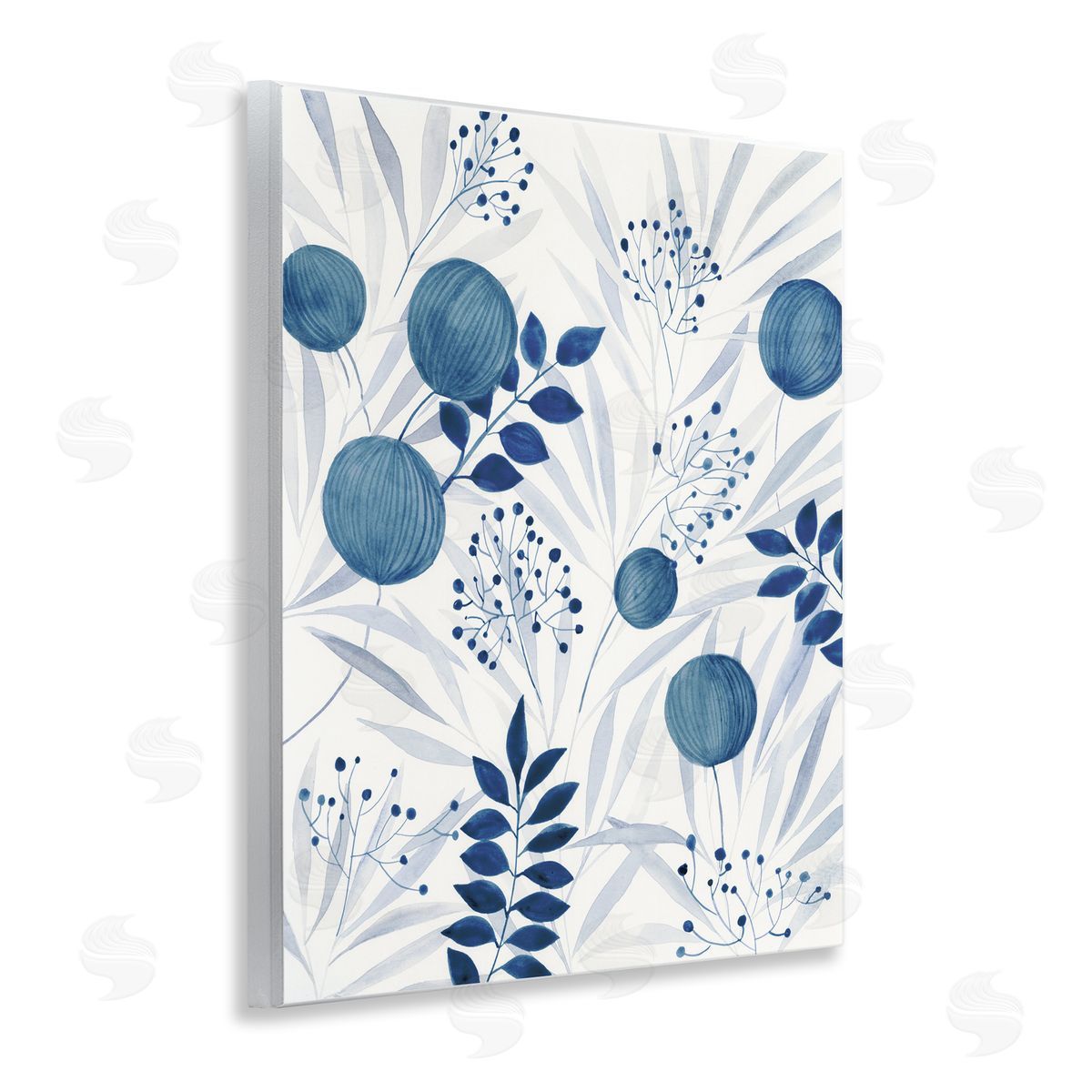 Hannah Dawson | Rounded Blue Plant Shapes