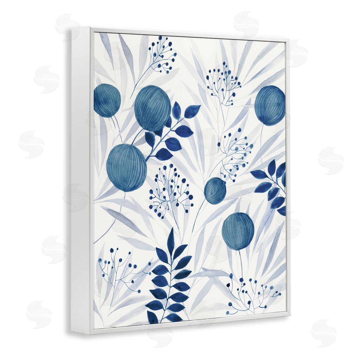 Hannah Dawson | Rounded Blue Plant Shapes