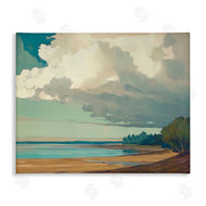 Elara Yasna | Sunlit Clouds over Beach