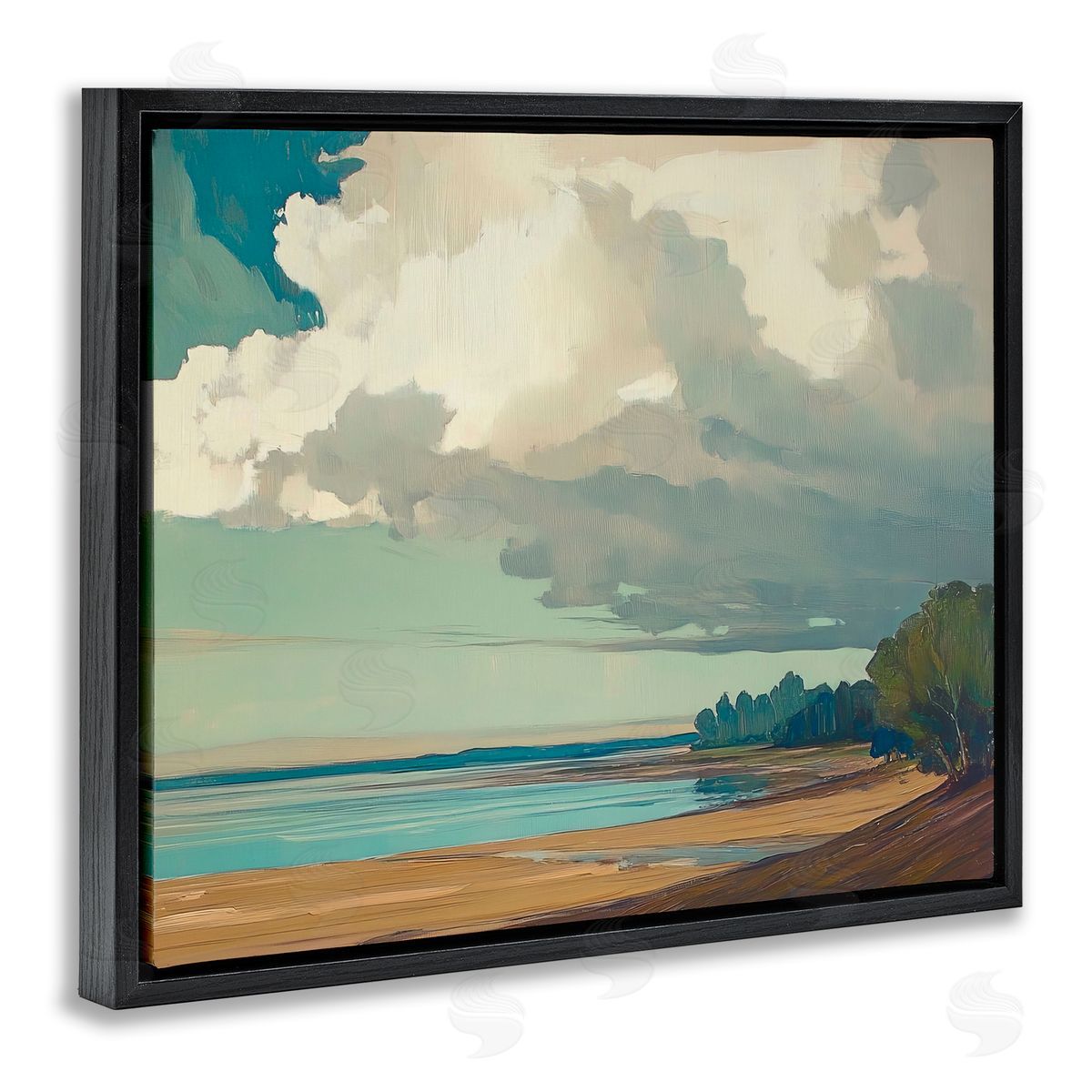 Elara Yasna | Sunlit Clouds over Beach