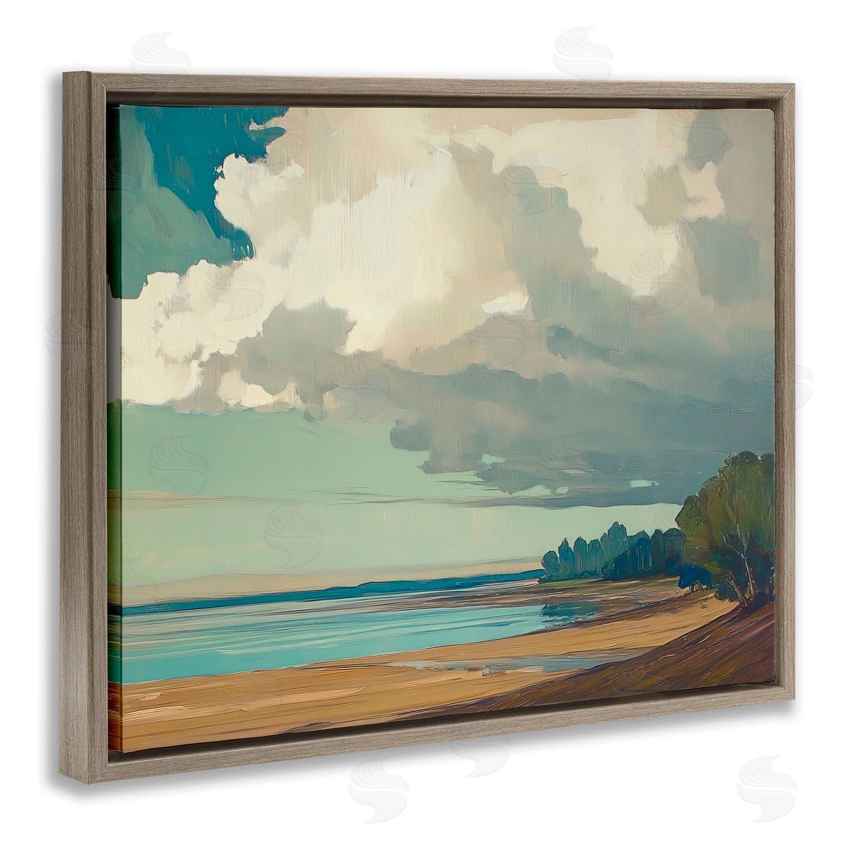 Elara Yasna | Sunlit Clouds over Beach
