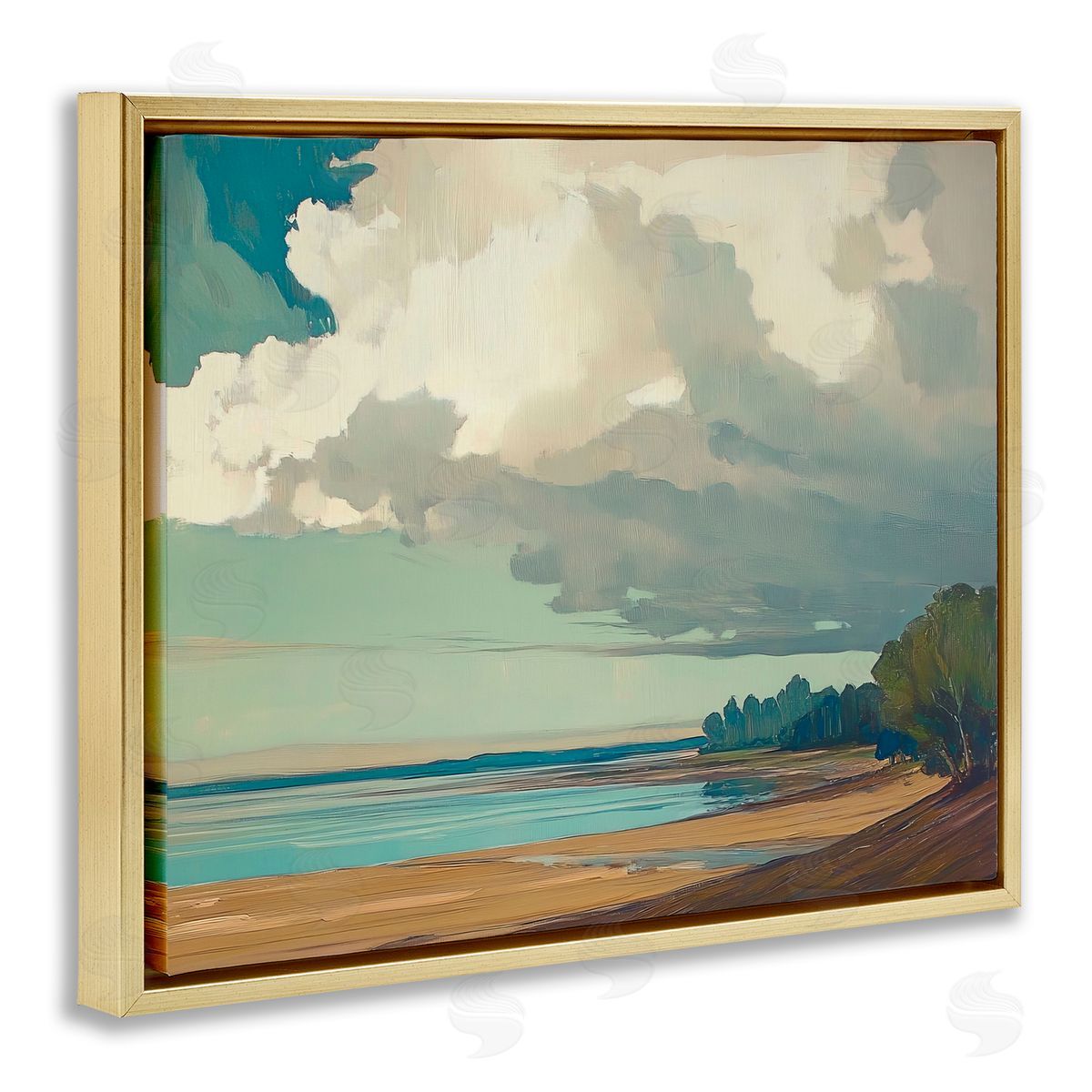 Elara Yasna | Sunlit Clouds over Beach