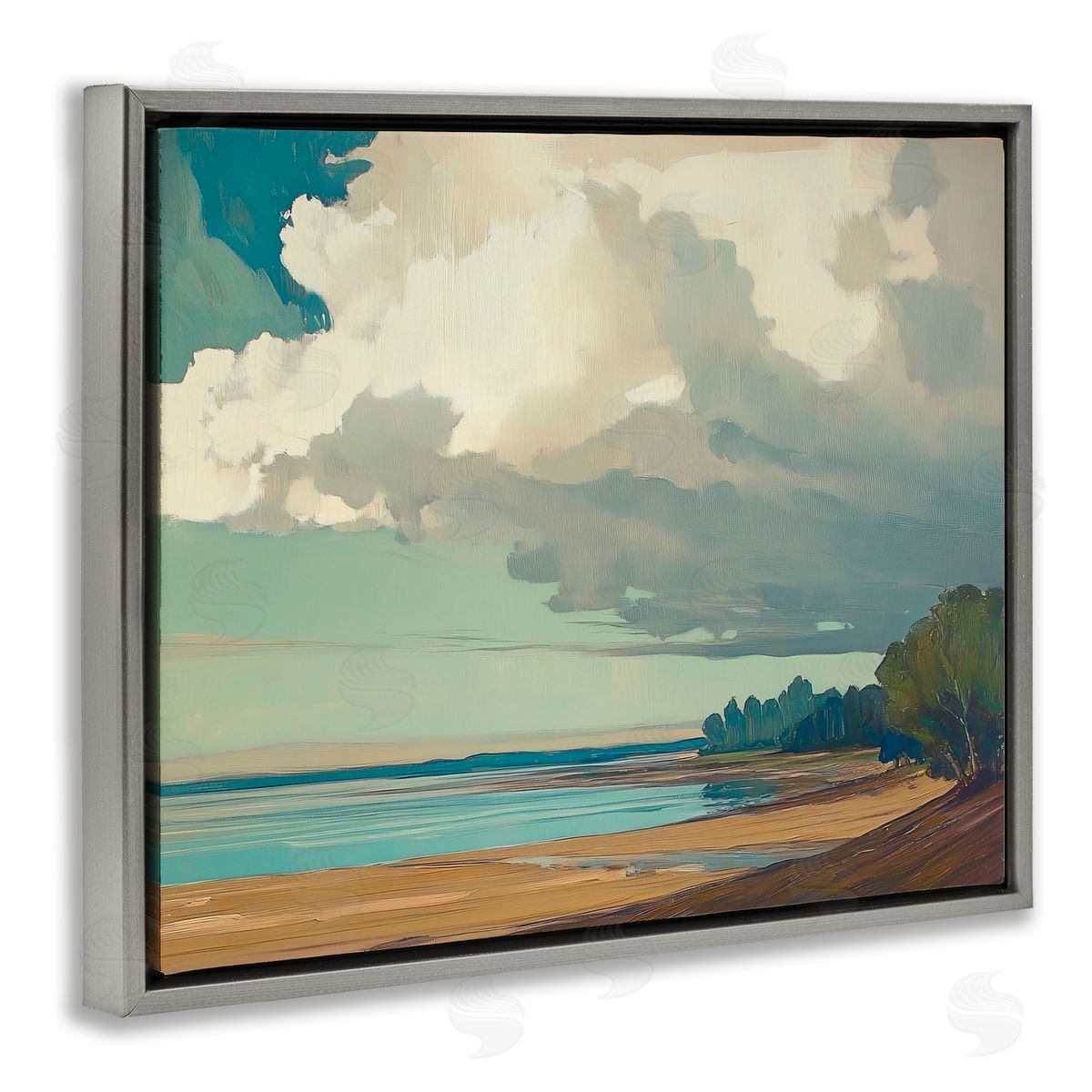 Elara Yasna | Sunlit Clouds over Beach
