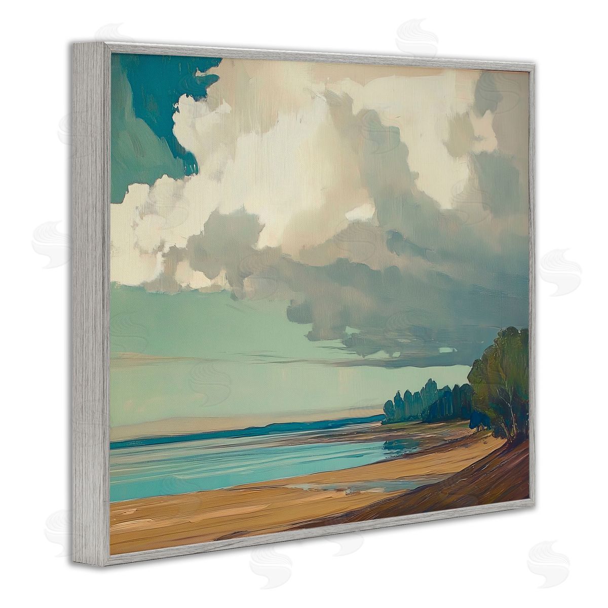 Elara Yasna | Sunlit Clouds over Beach