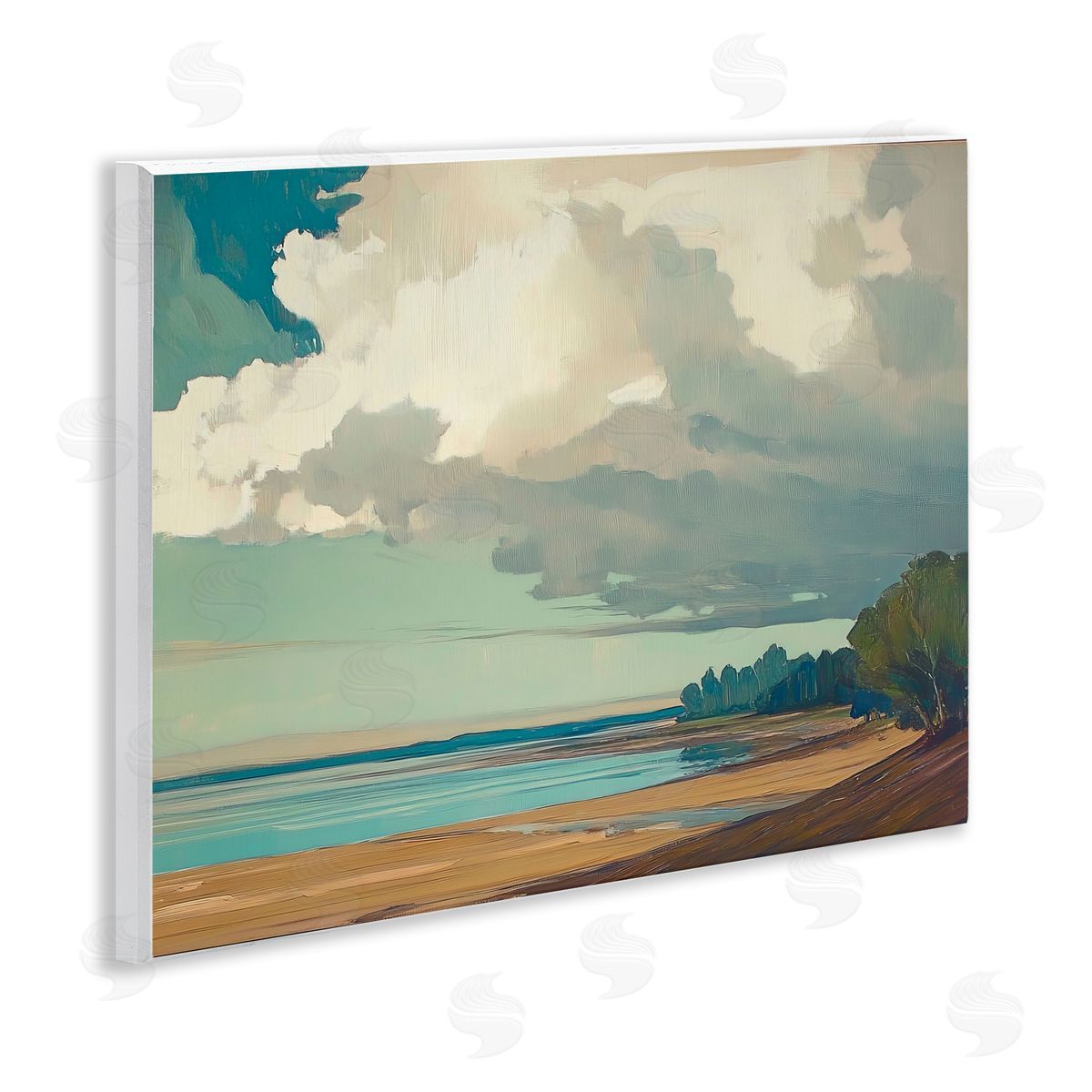 Elara Yasna | Sunlit Clouds over Beach