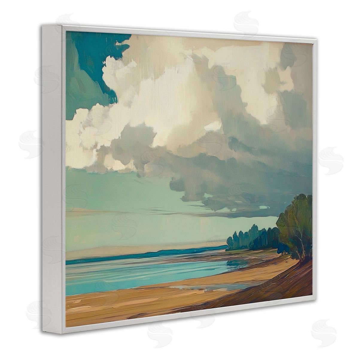 Elara Yasna | Sunlit Clouds over Beach