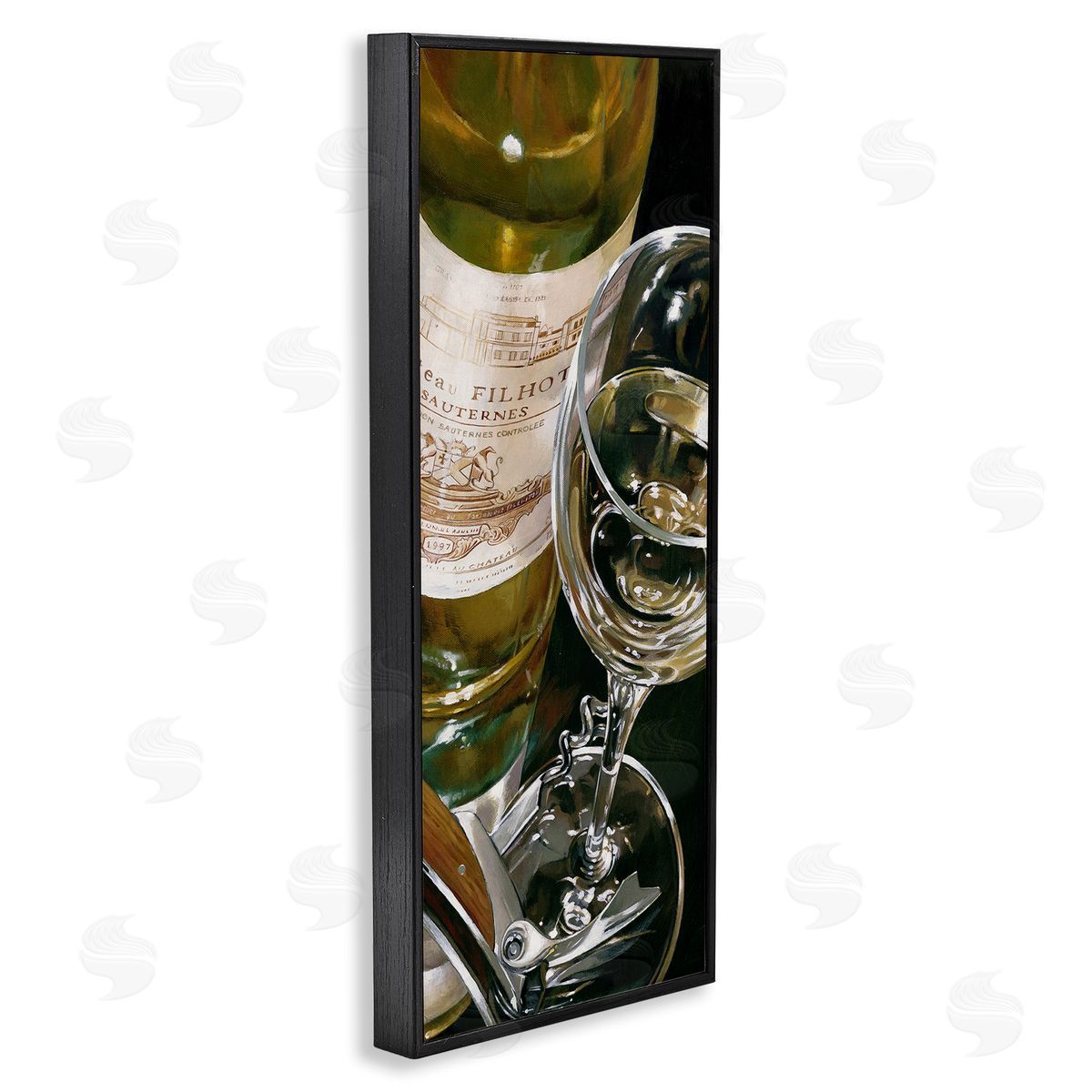 Stefano Ferreri White Wine Still Life Canvas Wall Art Print