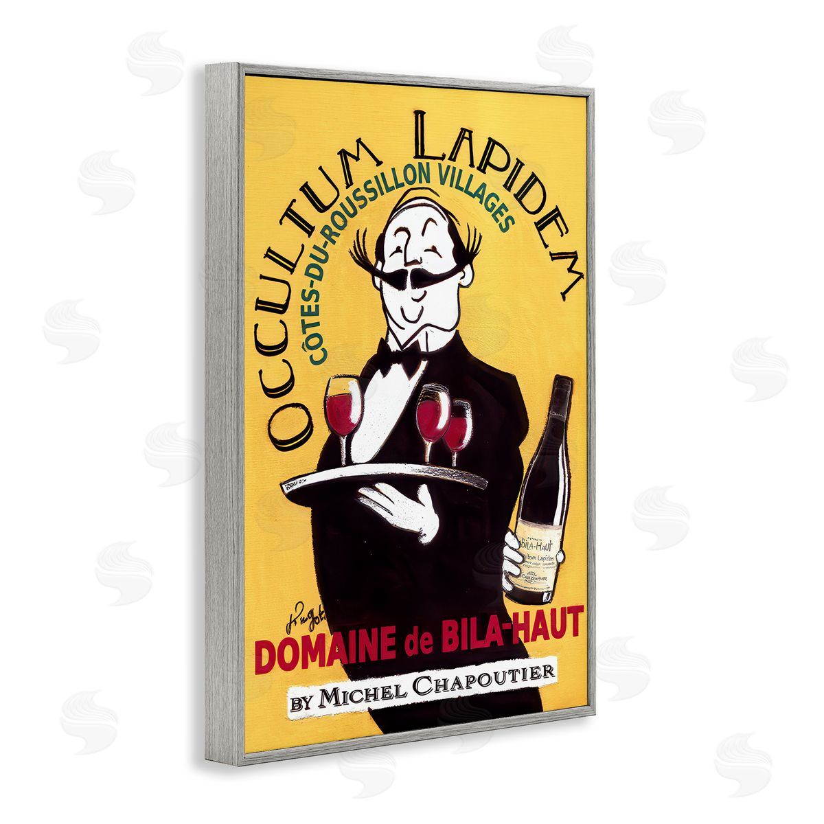 Jean-Pierre Got Vintage Waiter & Wine Canvas Wall Art Print