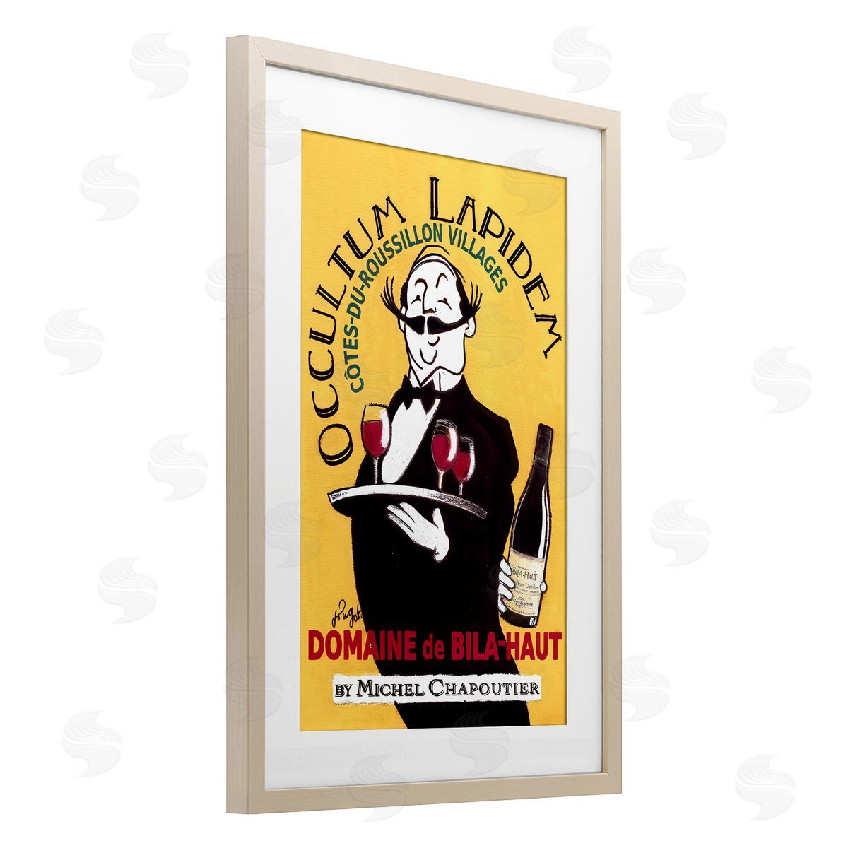 Jean-Pierre Got Vintage Waiter & Wine Canvas Wall Art Print