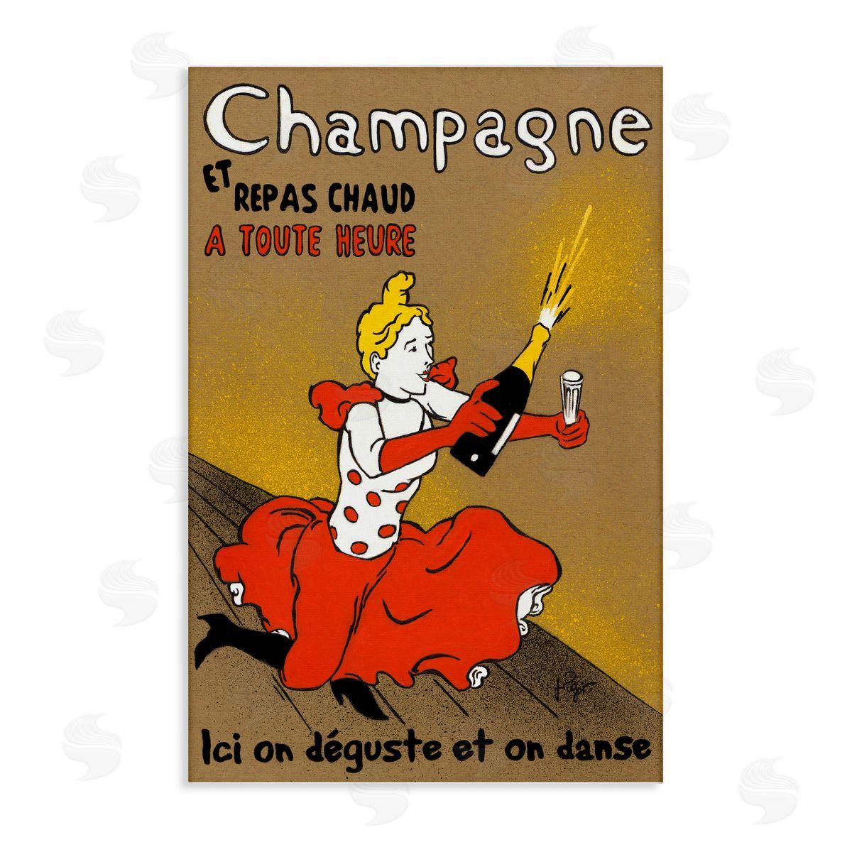 Jean-Pierre Got | Antique Champagne Bottle & Woman