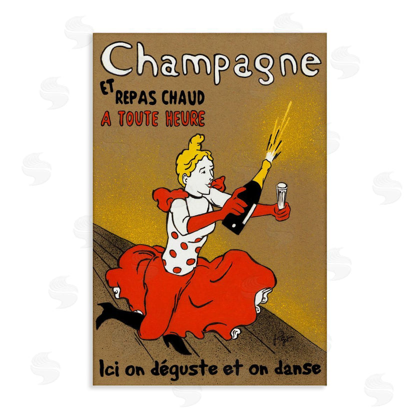 Jean-Pierre Got | Antique Champagne Bottle & Woman