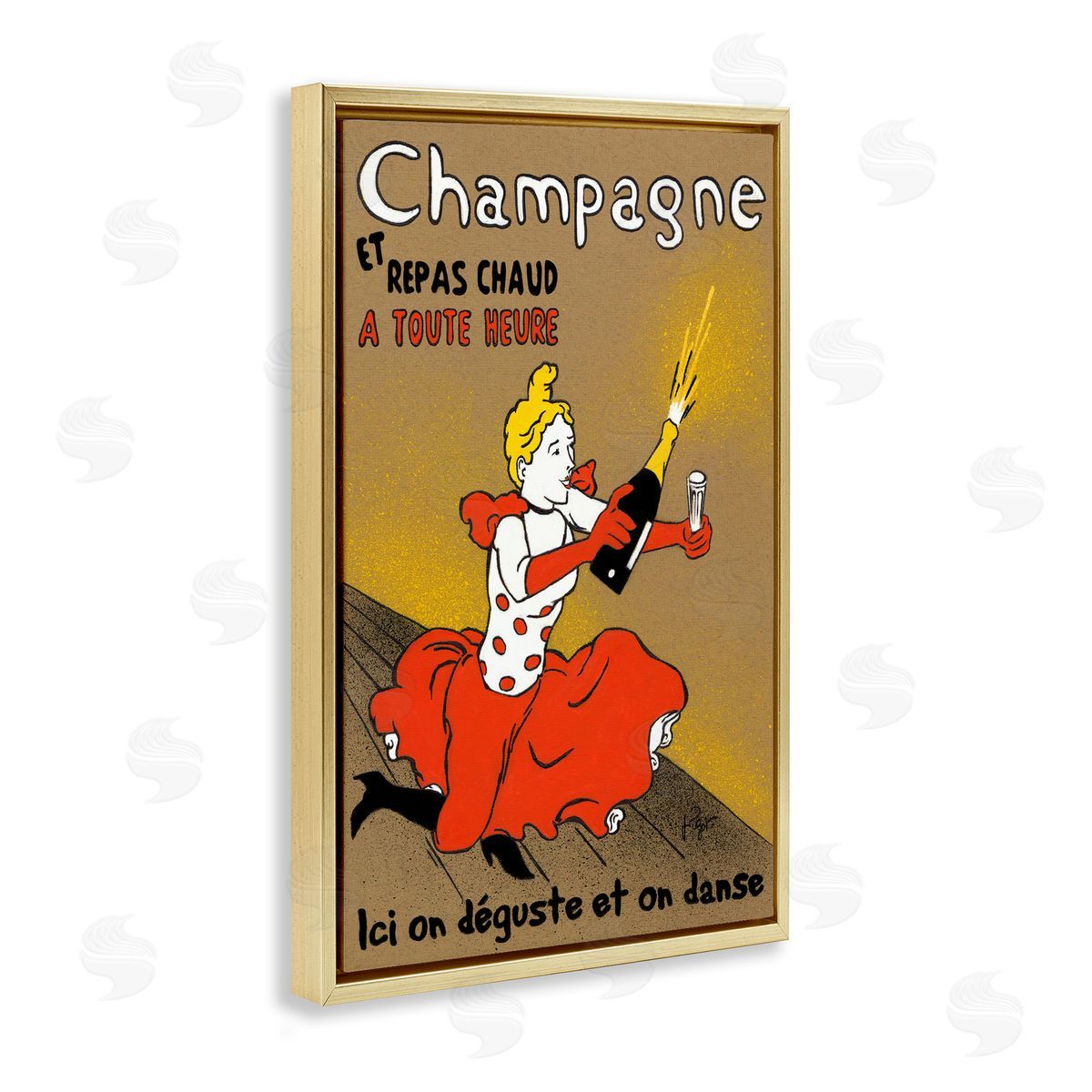 Jean-Pierre Got | Antique Champagne Bottle & Woman