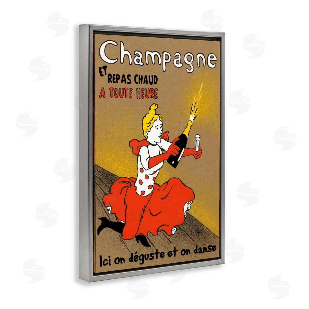 Jean-Pierre Got | Antique Champagne Bottle & Woman