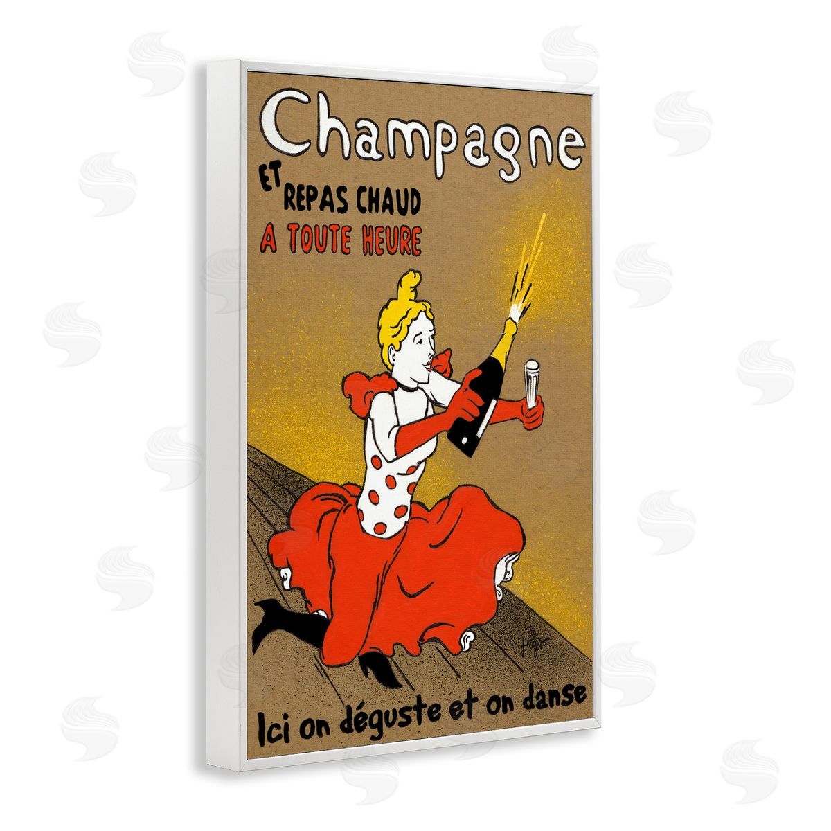 Jean-Pierre Got | Antique Champagne Bottle & Woman